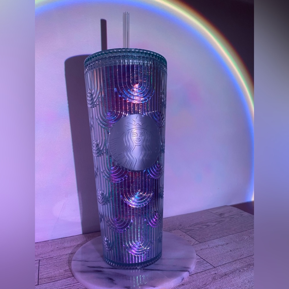 Starbucks Venti Iridescent Mermaid Scale Tumbler